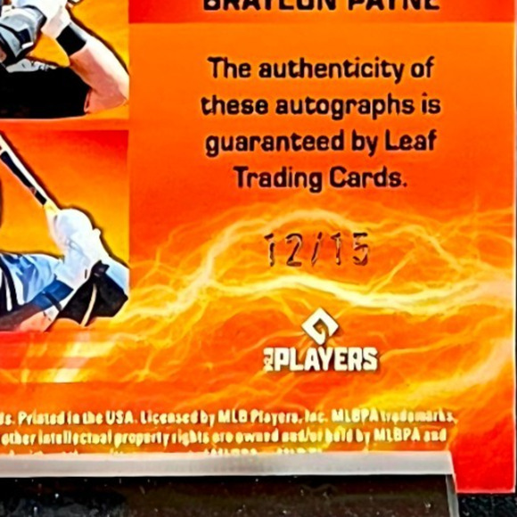 2025 Montogomery Payne and Tibbs Auto's /15 Emergence 3 Top Prospects - Picture 2 of 3